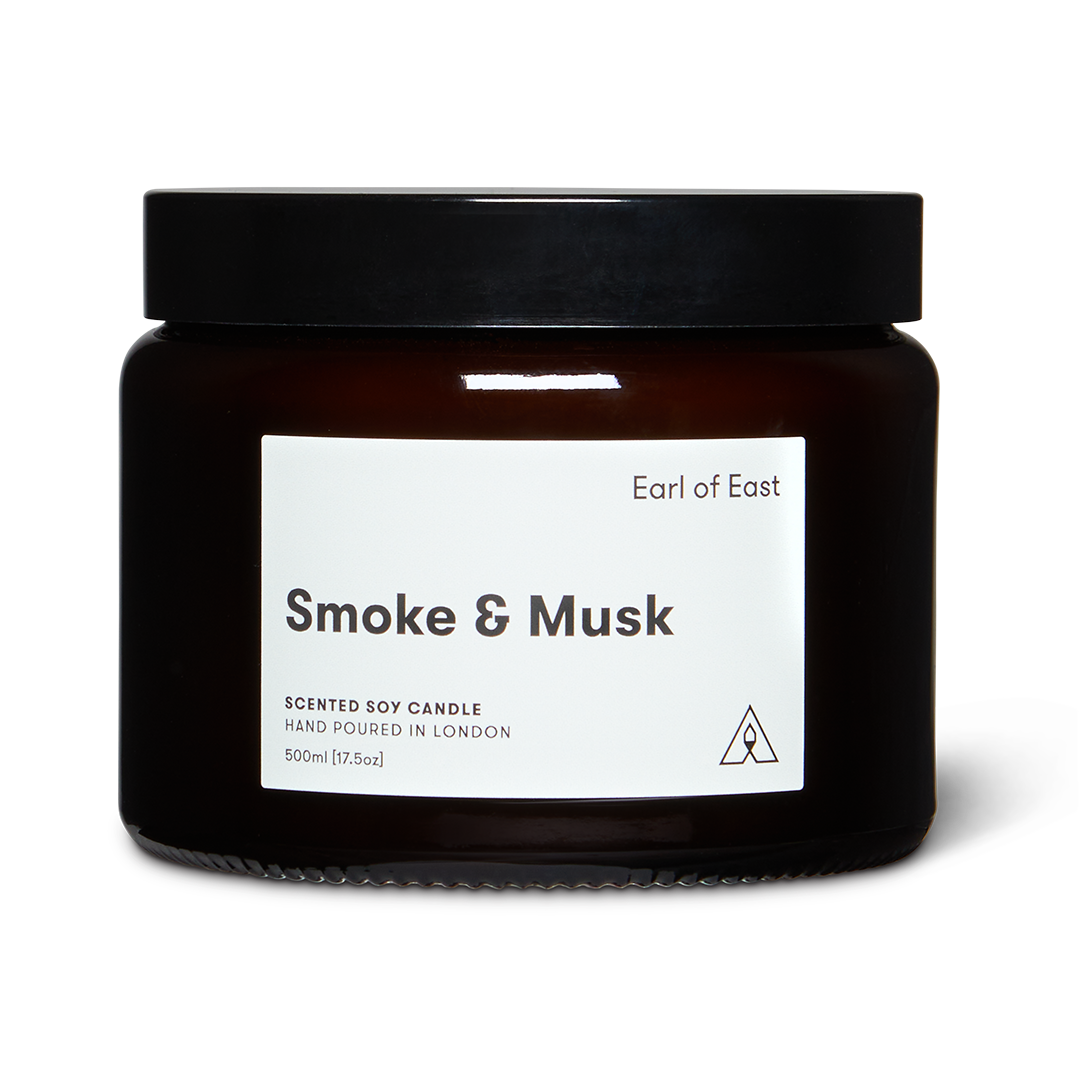 SMOKE AND MUSK - SOY WAX CANDLE